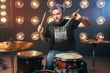 Load image into Gallery viewer, Drumming Machine T-Shirt - Lean Mean Drumming Machine