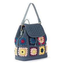 Load image into Gallery viewer, Sayulita Backpack - Hand Crochet - Maritime Multi Patch