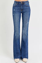 Load image into Gallery viewer, RISEN Full Size Distressed Mid Rise Flare Jeans Plus Size