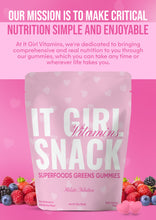 Load image into Gallery viewer, It Girl Snack - Superfoods Greens Gummies in Pink Starburst Flavor