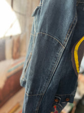 Load image into Gallery viewer, Upcycled Denim Jacket Nirvana