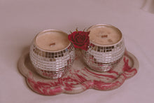 Load image into Gallery viewer, Blue Jean – Disco Ball Candle