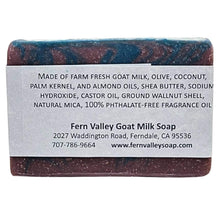 Load image into Gallery viewer, Natural Goat Milk Soap | Exfoliating Scrub | Blueberry Cobbler