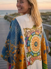 Load image into Gallery viewer, Butterfly Top “Jimmy Buffett Kantha Sleeve Poncho