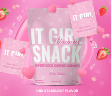 Load image into Gallery viewer, It Girl Snack - Superfoods Greens Gummies in Pink Starburst Flavor