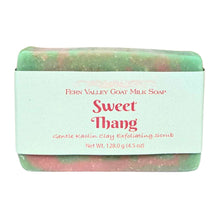 Load image into Gallery viewer, Natural Goat Milk Soap | Exfoliating Kaolin Clay Scrub | Sweet Thang