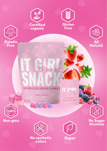 Load image into Gallery viewer, It Girl Snack - Superfoods Greens Gummies in Pink Starburst Flavor