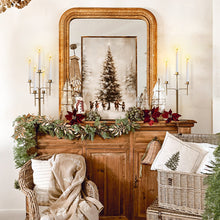 Load image into Gallery viewer, Freestanding Antique Iron Candelabra, Set of Two