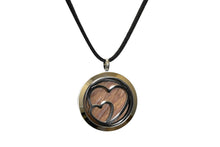 Load image into Gallery viewer, 1969 Woodstock Stage Heart Locket Necklace