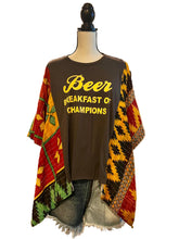 Load image into Gallery viewer, Legends & Layers Poncho Beer Breakfast of Champions