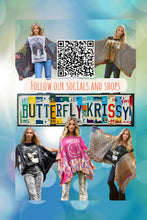 Load image into Gallery viewer, Butterfly Top “Led Zeppelin Fringed