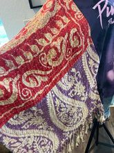 Load image into Gallery viewer, Butterfly Top “Purple Rain Fringed