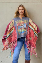 Load image into Gallery viewer, Butterfly Top “Led Zeppelin Fringed