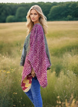 Load image into Gallery viewer, Upcycled Butterfly Top Yin Yang Tree of Life Boho Sunrise