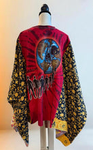 Load image into Gallery viewer, Butterfly Top “Metallica Kantha Sleeves Poncho