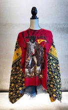 Load image into Gallery viewer, Butterfly Top “Metallica Kantha Sleeves Poncho