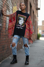 Load image into Gallery viewer, Butterfly Top “Flock of Seagulls Kantha Sleeve Poncho