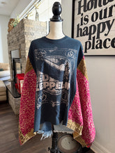 Load image into Gallery viewer, Butterfly Top “LED Zeppelin Kantha Sleeve Poncho