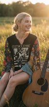 Load image into Gallery viewer, Butterfly Top “Fleetwood Mac Kantha Sleeves Poncho