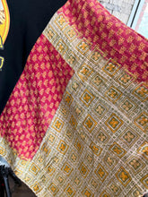 Load image into Gallery viewer, Butterfly Top “AC/DC Kantha Sleeve Poncho