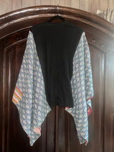 Load image into Gallery viewer, Butterfly Top “Pink Floyd Kantha Sleeve Poncho