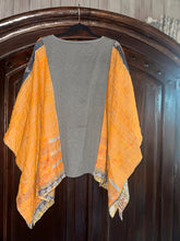 Load image into Gallery viewer, Butterfly Top “Hippies & Cowboys Kantha Sleeves Poncho