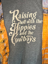 Load image into Gallery viewer, Butterfly Top “Hippies & Cowboys Kantha Sleeves Poncho