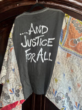 Load image into Gallery viewer, Butterfly Top “Metallica Kantha Sleeves Poncho