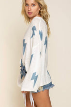Load image into Gallery viewer, Lightening Crashes Summer Sweater