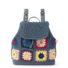 Load image into Gallery viewer, Sayulita Backpack - Hand Crochet - Maritime Multi Patch
