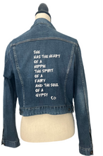 Load image into Gallery viewer, Upcycled Demin Jacket (Large)
