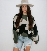 Load image into Gallery viewer, “You can still see me” Camouflage Sweater
