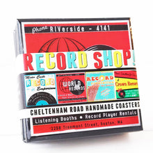 Load image into Gallery viewer, Classic Record Shop Drink Coaster Set
