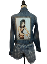 Load image into Gallery viewer, Upcycled Denim Jacket (Medium)
