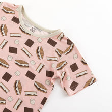 Load image into Gallery viewer, S&#39;more to Love (Short PJ Set) - Pink
