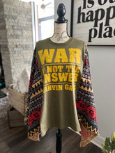 Load image into Gallery viewer, “War is not the Answer” Festival Poncho
