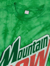 Load image into Gallery viewer, Mountain Dew Logo Tie Dye T-Shirt - Spider Kelly
