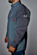 Load image into Gallery viewer, FR Pearl Snap Work Shirt - Shadow Black
