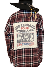 Load image into Gallery viewer, Upcycled Def Leppard Flannel Medium
