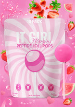 Load image into Gallery viewer, It Girl Beauty Lollipops - Collagen Peptides &amp; Vitamin C Healthy Candy for Skin, Hair, Nails
