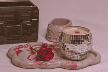 Load image into Gallery viewer, Blue Jean – Disco Ball Candle
