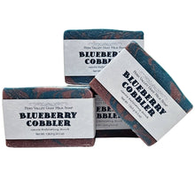 Load image into Gallery viewer, Natural Goat Milk Soap | Exfoliating Scrub | Blueberry Cobbler
