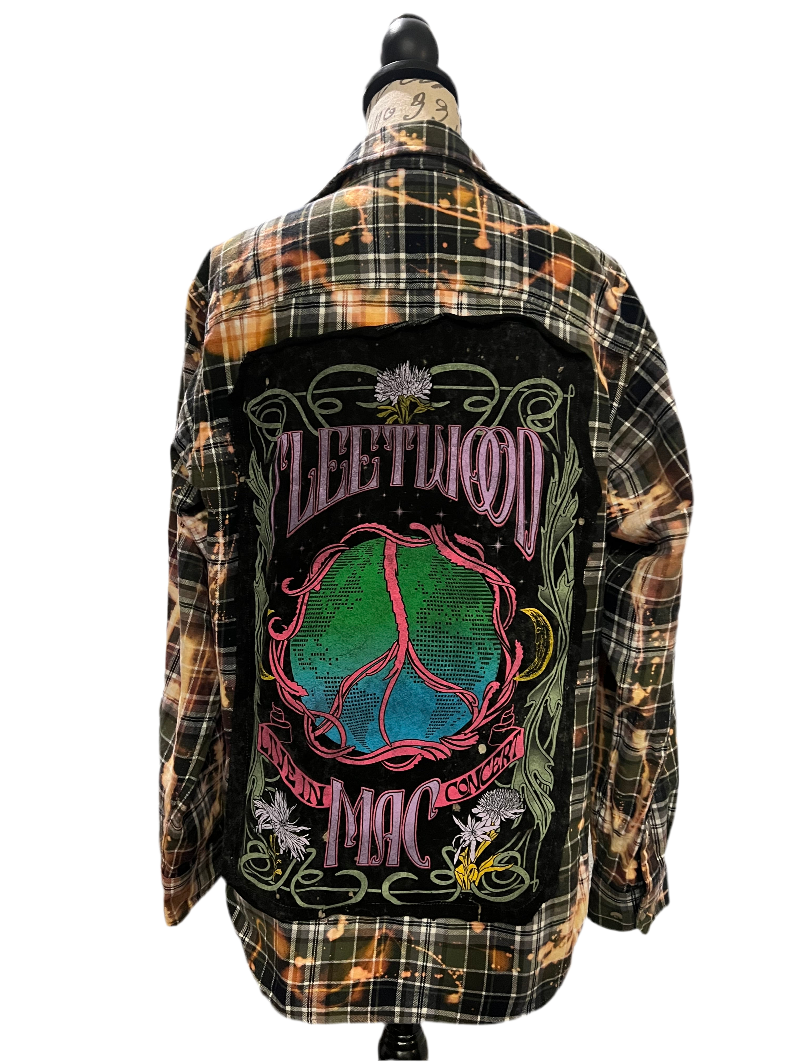 Upcycled Bleached Fleetwood Mac – Butterfly🦋Krissy
