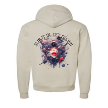 Load image into Gallery viewer, TheNudeNeedle Custom Design &amp; Logo Tan Hoodie (Champion Hoodie, Unisex)
