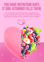 Load image into Gallery viewer, It Girl Snack - Superfoods Greens Gummies in Pink Starburst Flavor
