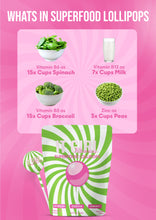 Load image into Gallery viewer, It Girl Superfood Greens Lollipops - Vegan Candy with Supergreens, Vitamins &amp; Antioxidants
