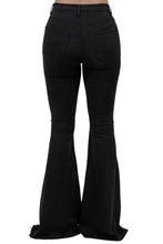 Load image into Gallery viewer, GJG Denim Rodeo Bell Bottom Jean Brown Cow Hide
