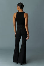 Load image into Gallery viewer, GJG Denim Rodeo Bell Bottom - Black Pink
