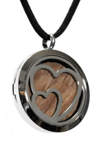 Load image into Gallery viewer, 1969 Woodstock Stage Heart Locket Necklace
