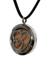 Load image into Gallery viewer, 1969 Woodstock Stage Heart Locket Necklace
